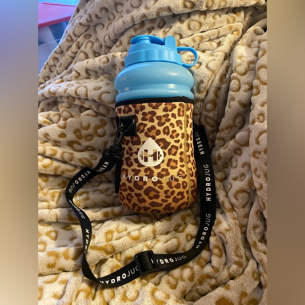 HydroJug with sleeve and carrying strap